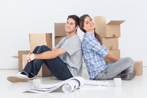 Moving team handling a customer complaint professionally