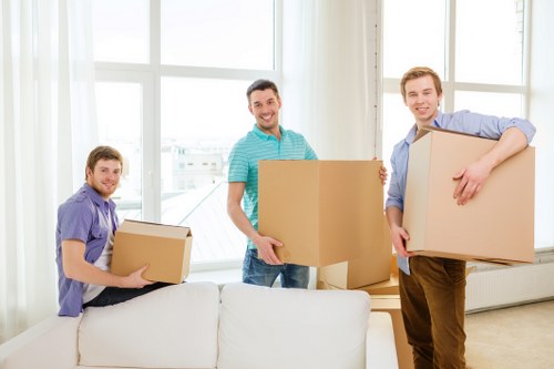Local office moving team supporting a business relocation