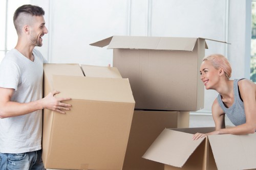 Careful loading of household furniture during a Richmond move