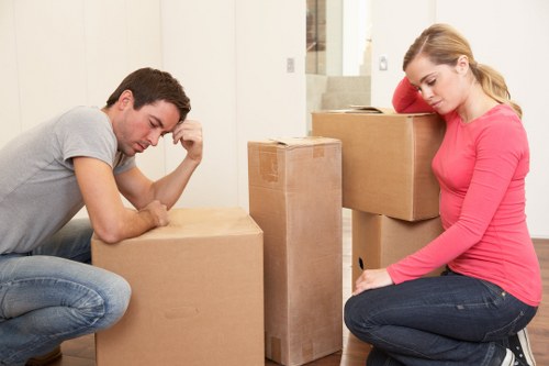 Moving team assisting with household items and boxes in Richmond upon Thames