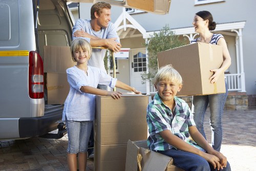 Organised moving boxes for residential and office use in Richmond upon Thames