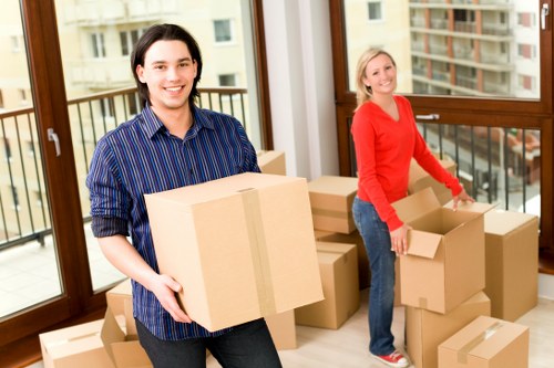 Local moving team organizing a residential move in Richmond upon Thames