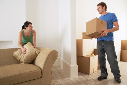 Packing boxes and personal items for a student move in Richmond upon Thames